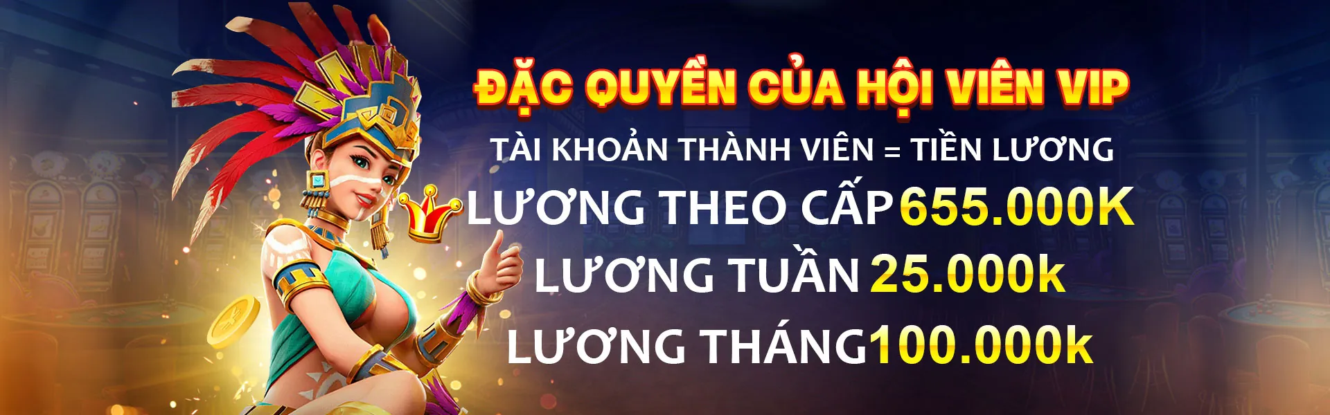 Banner chính mb6 với hình ảnh sòng bạc trực tuyến sôi động và giải độc đắc lớn.